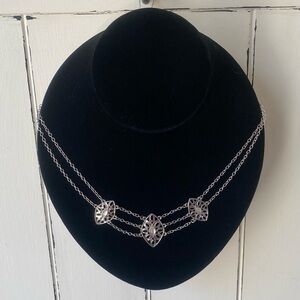 Western Silver Conch Necklace